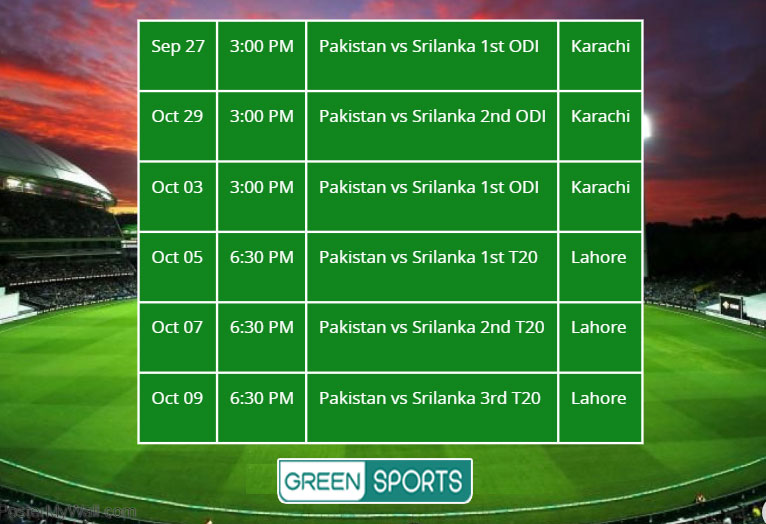 Pakistan-Vs-Srilanka-Series-schedule-2019