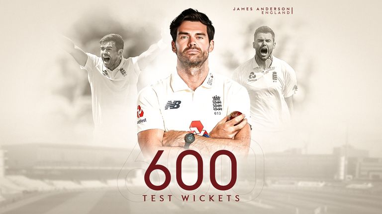 James Anderson 600 Test Wickets